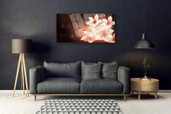 Skleneny obraz Kvety rastlina príroda 100x50 cm 2 Prívesky