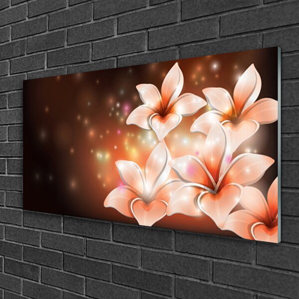 Skleneny obraz Kvety rastlina príroda 100x50 cm 2 Prívesky