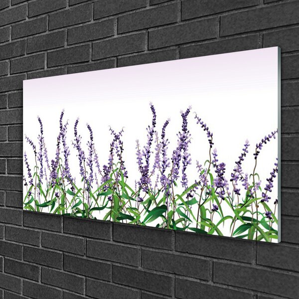 Skleneny obraz Kvety rastlina príroda 100x50 cm 2 Prívesky