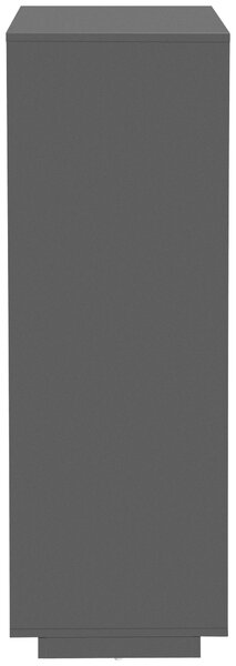 KOMODA, čierna, farba duba, 110/115,5/40 cm Xora - Komody
