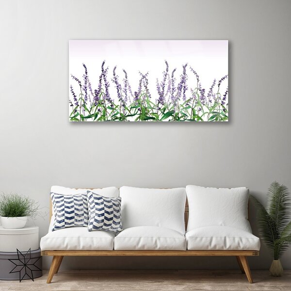 Skleneny obraz Kvety rastlina príroda 100x50 cm 2 Prívesky