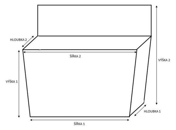 Plastový úložný box s vekom HEIDRUN TexBox 4x4,5l