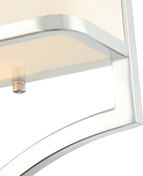 Open Design OR84504 - Nástenné svietidlo GERDO 2xE14/12W/230V lesklý chróm/biela