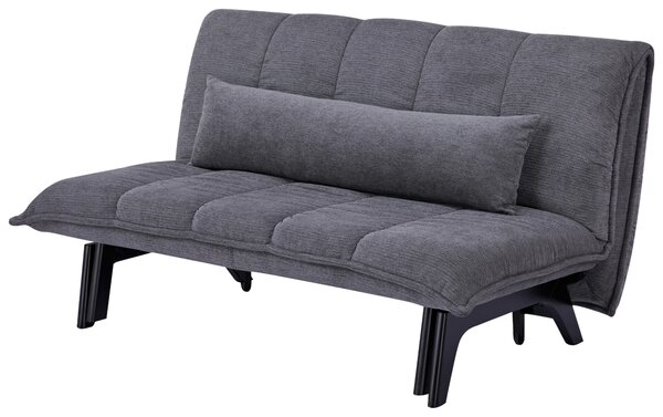 ROZKLADACIA POHOVKA, drevo, kov, textil, sivá Stylife - Sedačky