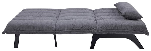 ROZKLADACIA POHOVKA, drevo, kov, textil, sivá Stylife - Sedačky