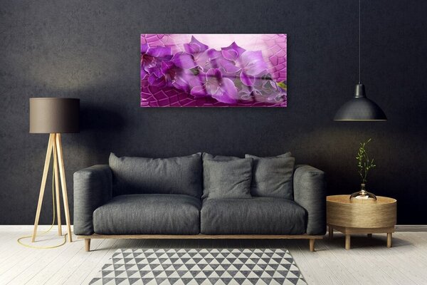 Skleneny obraz Kvety rastlina príroda 100x50 cm 2 Prívesky