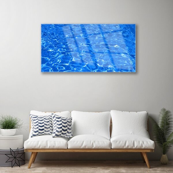Skleneny obraz Voda umenie 100x50 cm 2 Prívesky