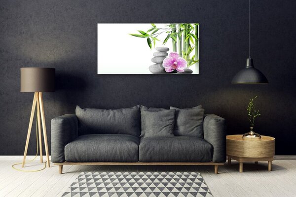 Skleneny obraz Bambus kamene zen umenie 100x50 cm 2 Prívesky