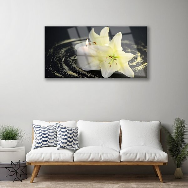 Skleneny obraz Kvet rastlina príroda 100x50 cm 2 Prívesky