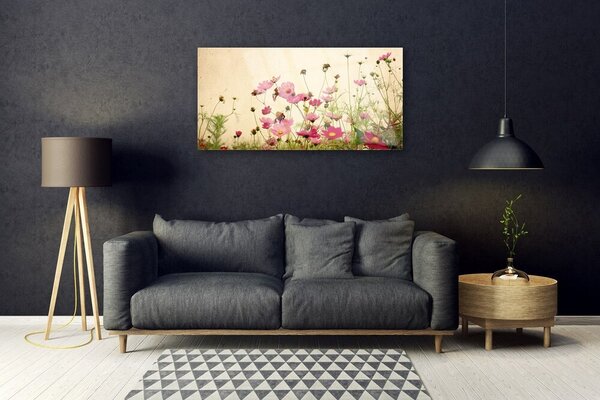 Skleneny obraz Kvety rastlina príroda 100x50 cm 2 Prívesky