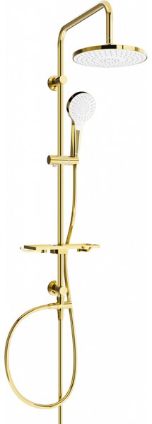 Mexen T05 sprchový stĺp, zlatý/biely - 798050593-50