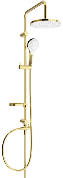 Mexen sprchový set X05 s hornou hlavicou 22,5cm, čierna, 798050591-70