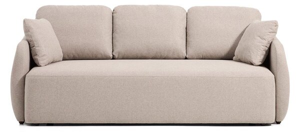 Béžová ženilková rozkladacia pohovka 218 cm Laira – Kave Home