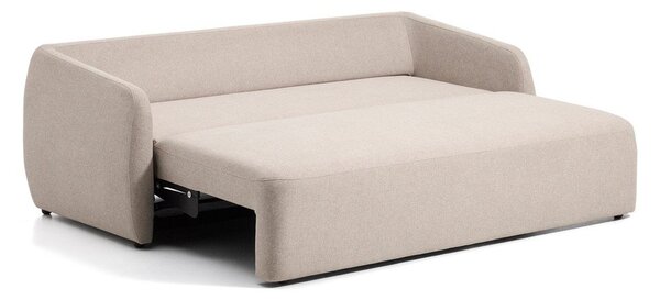 Béžová ženilková rozkladacia pohovka 218 cm Laira – Kave Home