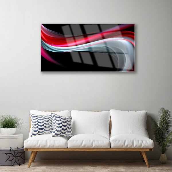Skleneny obraz Abstrakcia umenie 100x50 cm 2 Prívesky