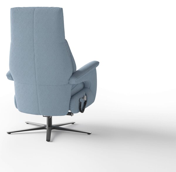 RELAXAČNÉ KRESLO, textil, svetlomodrá Sit & More - Online Only obývacie izby, Online Only