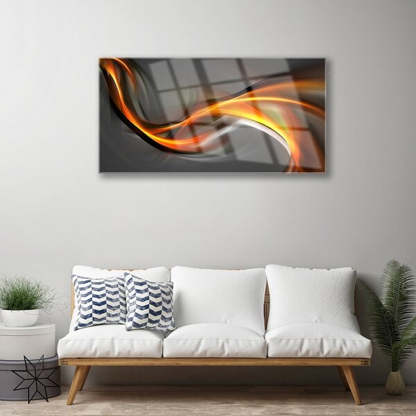 Skleneny obraz Abstrakcia umenie 100x50 cm 2 Prívesky