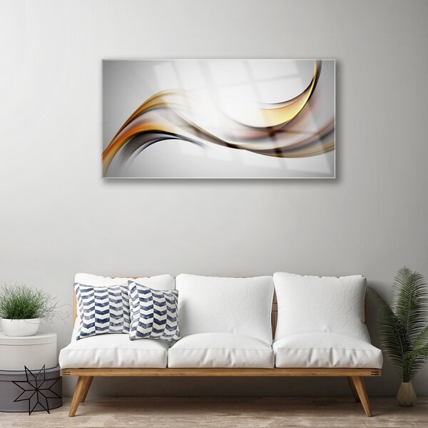 Skleneny obraz Abstrakcia umenie 100x50 cm 2 Prívesky