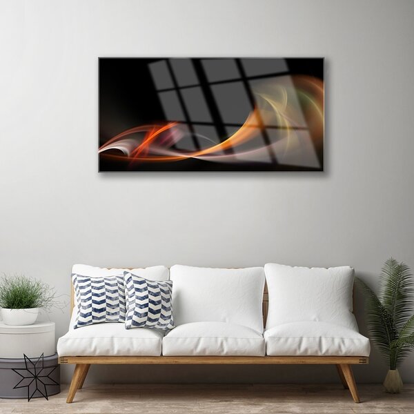 Skleneny obraz Abstrakcia umenie 100x50 cm 2 Prívesky