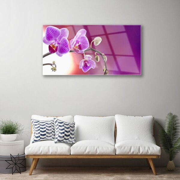 Skleneny obraz Kvety rastlina príroda 100x50 cm 2 Prívesky