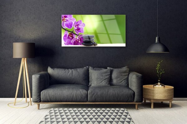Skleneny obraz Kvet kamene rastlina 100x50 cm 2 Prívesky