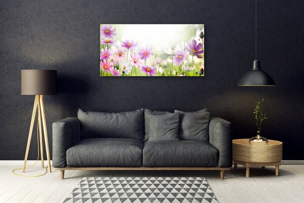 Skleneny obraz Kvety rastlina príroda 100x50 cm 2 Prívesky