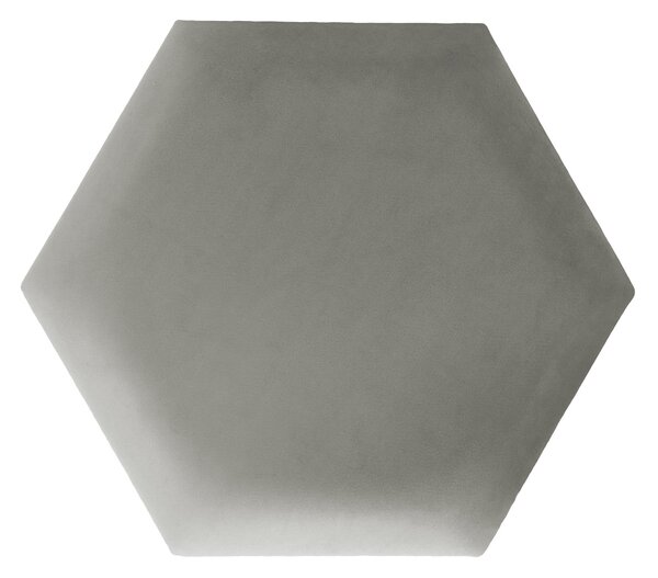 Egibi | Čalúnený nástenný panel Velúr NPH-03 | 30 x 26 cm | Šedá | ks