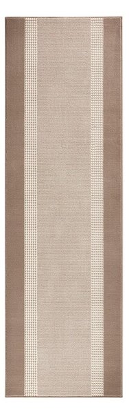 Béžovo-hnedý behúň Hanse Home Basic, 80 x 300 cm