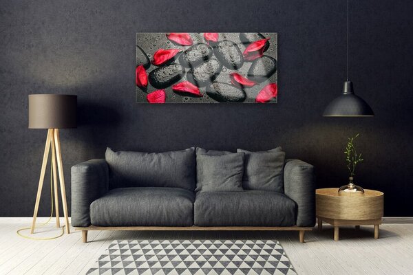 Skleneny obraz Plátky kamene umenie 100x50 cm 2 Prívesky