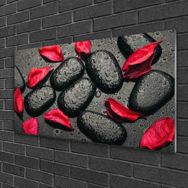 Skleneny obraz Plátky kamene umenie 100x50 cm 2 Prívesky