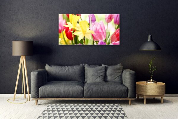 Skleneny obraz Kvety rastlina príroda 100x50 cm 2 Prívesky