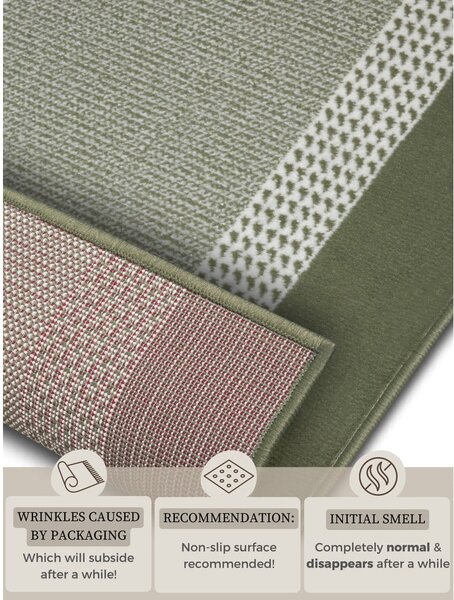Zelený behúň 80x200 cm Band – Hanse Home