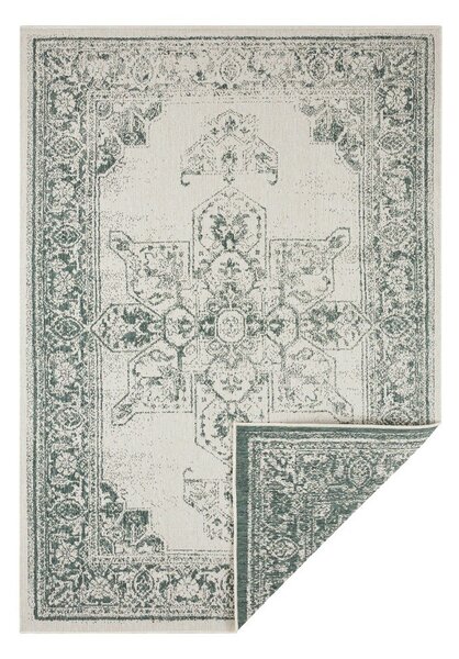 Zeleno-krémový vonkajší koberec NORTHRUGS Borbon, 160 x 230 cm