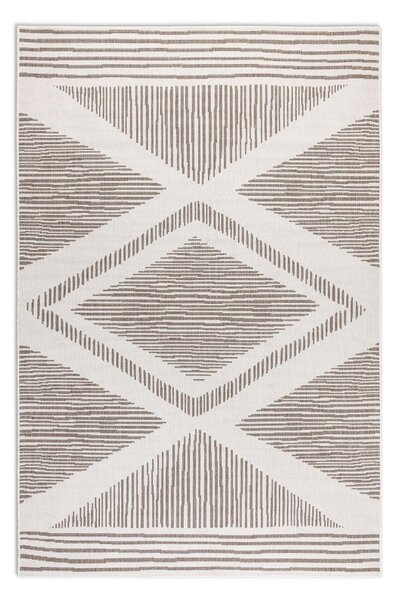 Krémovo-hnedý vonkajší koberec 80x150 cm Gemini – Elle Decoration