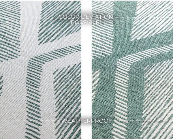 Krémovo-zelený vonkajší koberec 120x170 cm Gemini – Elle Decoration