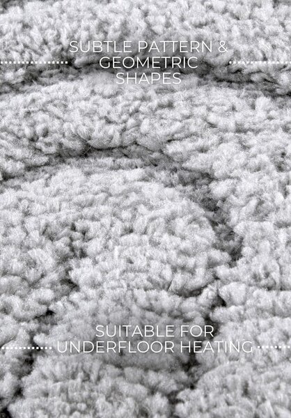 Svetlosivý okrúhly koberec ø 160 cm Panglao New York Light Grey – Elle Decoration
