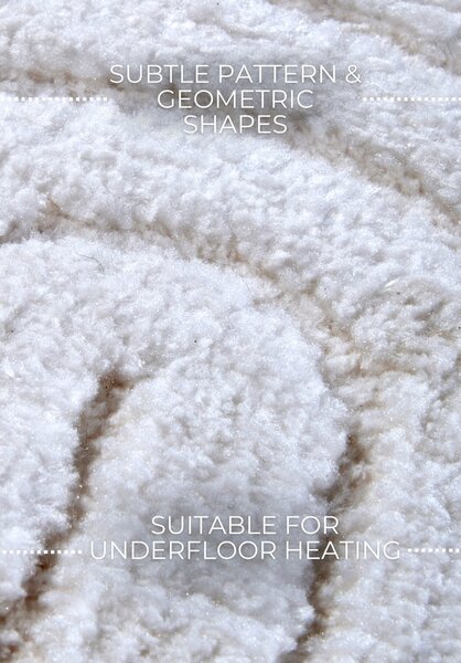 Biely okrúhly koberec ø 160 cm Panglao New York White – Elle Decoration