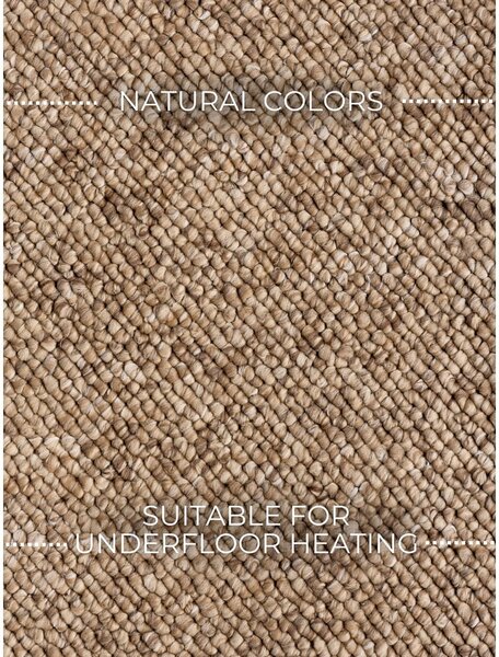 Svetlohnedý prateľný behúň 80x240 cm Rocco Caramel – Elle Decoration