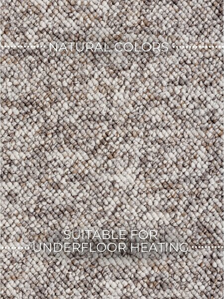 Sivý prateľný behúň 80x240 cm Rocco Taupe – Elle Decoration