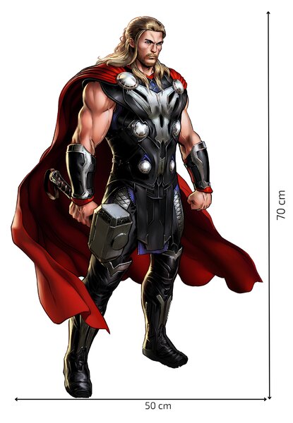 Samolepka na stenu "Thor" 50x70cm