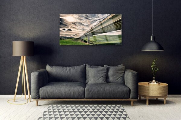 Obraz na skle Diaľnica most údolie 100x50 cm 2 Prívesky
