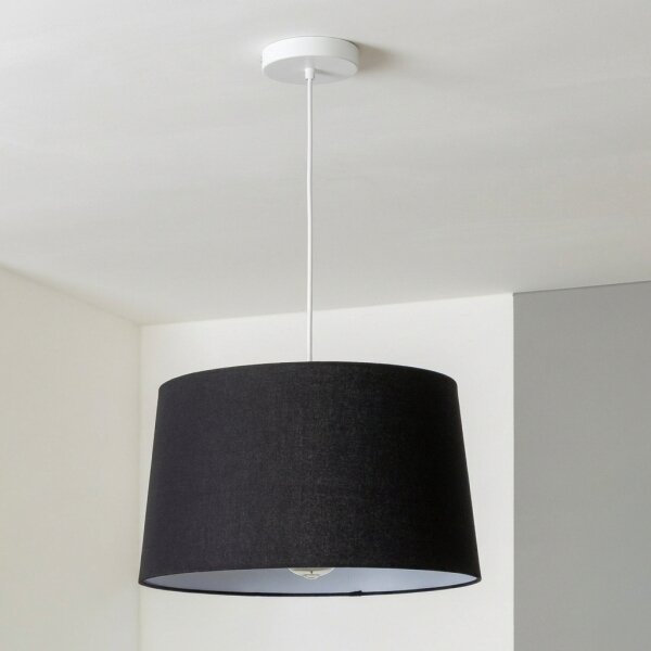 Brilagi - LED závesný luster na lanku CERIA 1xE27/40W/230V priemer 45 cm čierna