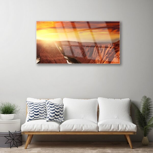 Obraz na skle Veľký kaňon príroda 100x50 cm 2 Prívesky