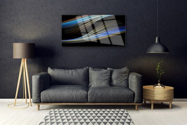 Obraz na skle Abstrakcia umenie 100x50 cm 2 Prívesky