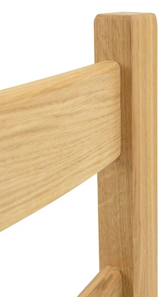Dubová stolička Ladder Back béžová látka