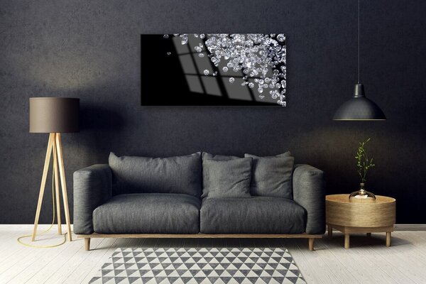 Obraz na skle Diamanty umenie 100x50 cm 2 Prívesky