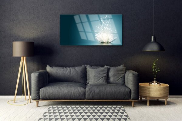 Obraz na skle Kvet lotosu 100x50 cm 2 Prívesky