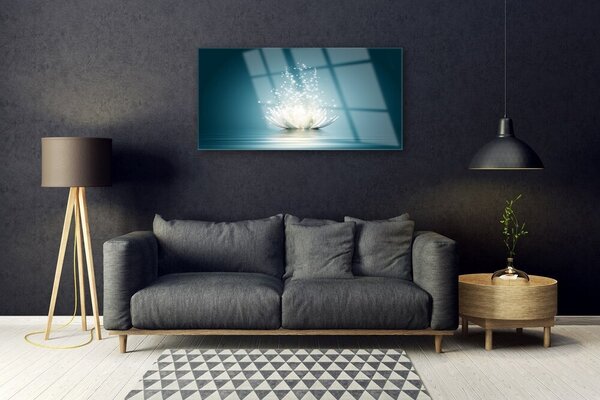 Obraz na skle Kvet lotosu 100x50 cm 2 Prívesky