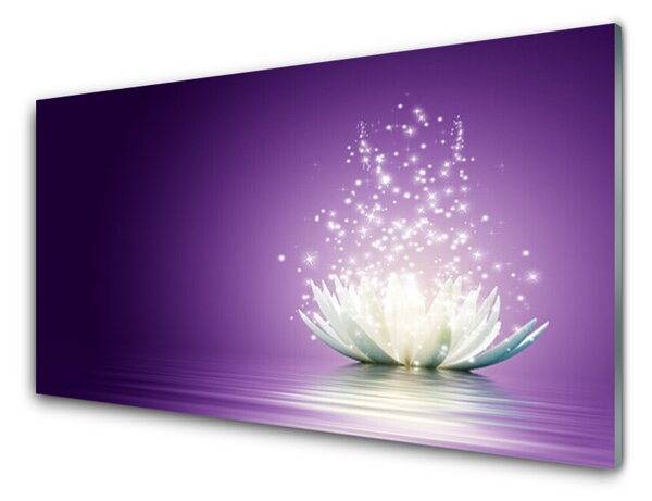 Nástenný panel  Kvet lotosu 125x50 cm