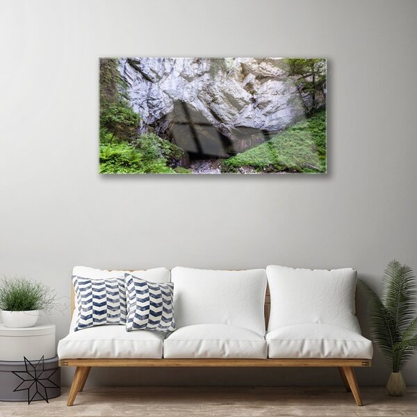 Obraz na skle Hora jaskyňa príroda 100x50 cm 2 Prívesky